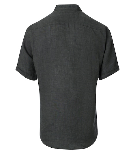 Leinenhemd Kurzarm uni Casual Fit