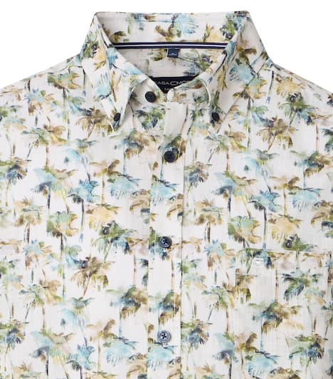 Freizeithemd Kurzarm Print Casual Fit