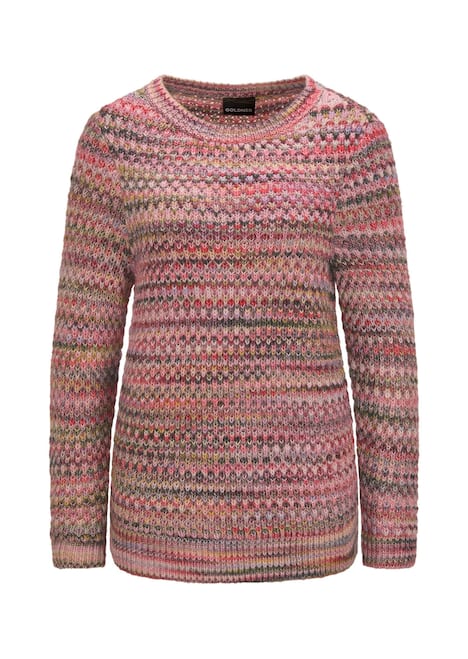 Baumwoll-Pullover in Multicolor
