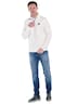 engbers Herren Sweatshirt Stehbund , Naturweiss