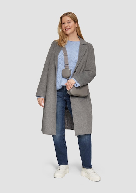 Relaxed Fit Pullover aus Alpakamix