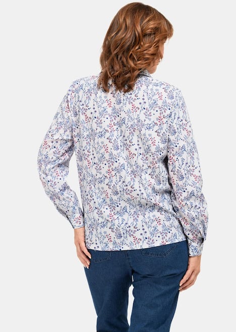 GOLDNER Blouse met print Gedessineerde blouse van soepel materiaal