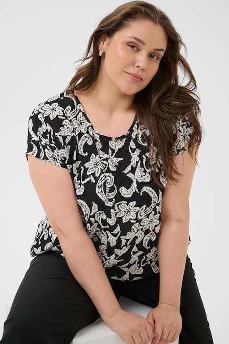 Kurzarm-Bluse Loose fit