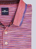 Herren Polo-Shirt meliert , Hellrot