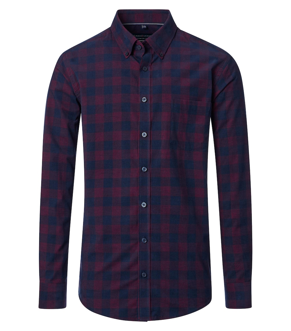 Freizeithemd kariert Comfort Fit