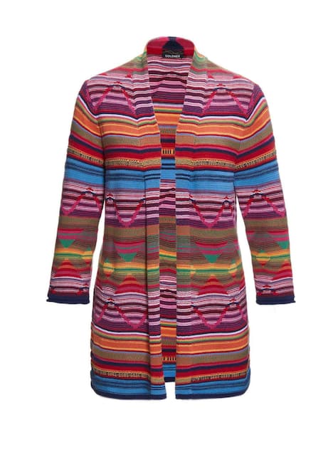 GOLDNER Tricot jasje Hoogwaardig jacquard tricot jasje