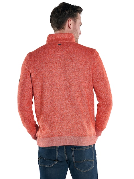 engbers Herren Sweatshirt mit Stehkragen , Orange