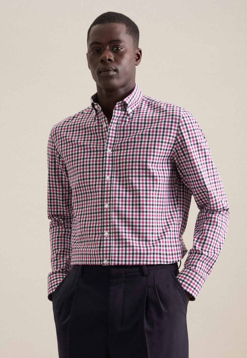 Herren Flanellhemd - Karo