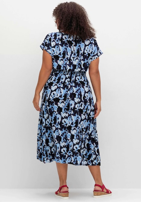 Druckkleid Kurzarm Print