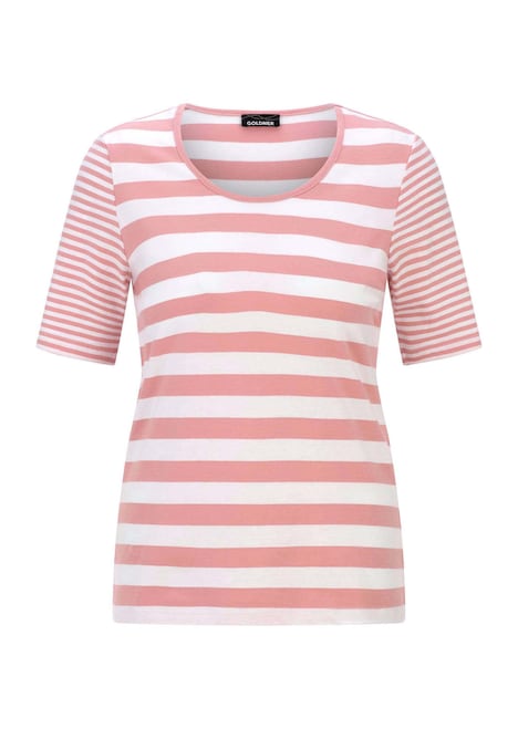 Streifenshirt aus softer Baumwollmischung