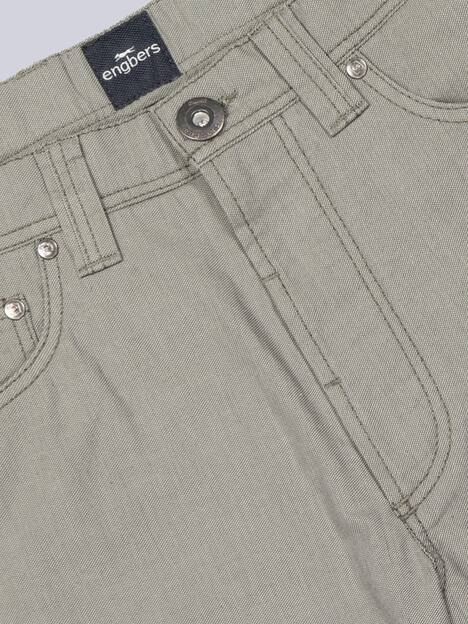 engbers Herren 5-Pocket-Hose regular , Oliv