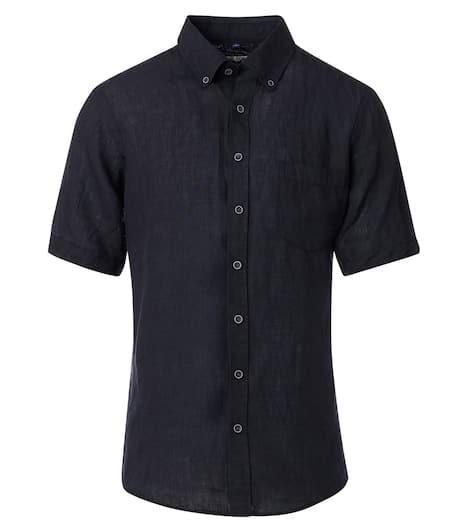 Leinenhemd uni Casual Fit