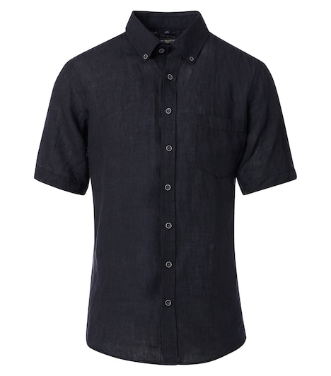 CASAMODA Leinenhemd uni Casual Fit