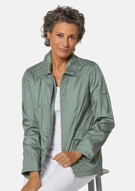 GOLDNER Jas Licht jasje met een chique glans