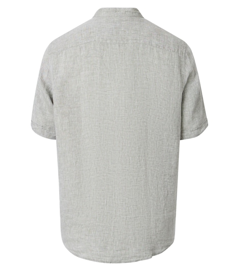 Leinenhemd Kurzarm uni Casual Fit