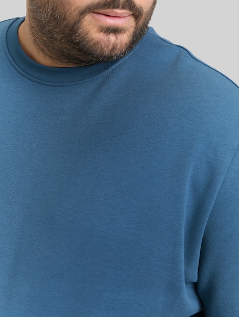 Basic Sweatshirt in Unifarben