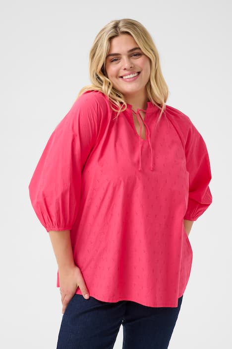 Langarm-Bluse Regular fit