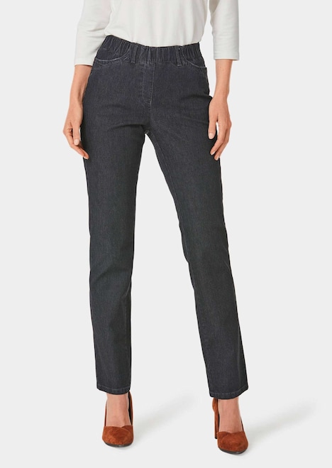 Edel geschmückte Jeansschlupfhose LOUISA
