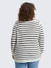 Strickpullover mit Streifenmuster
