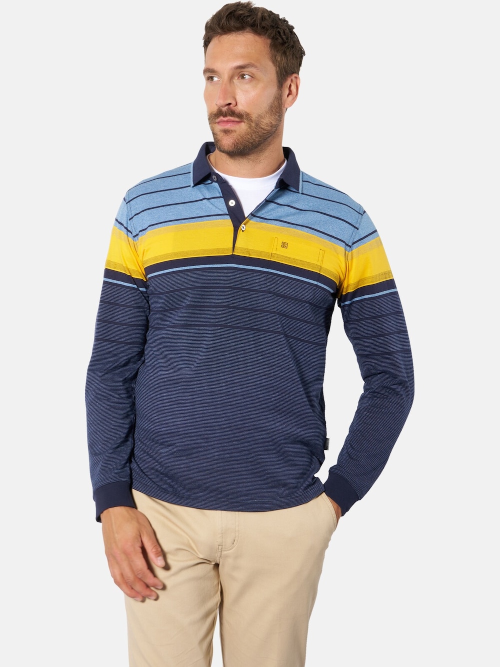 Langarm-Poloshirt FILOSSI