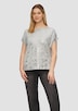 T-Shirt mit Glitzer-Frontprint