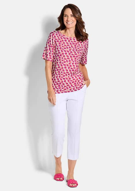 Stilvolles Shirt-Duo mit Muster-Mix