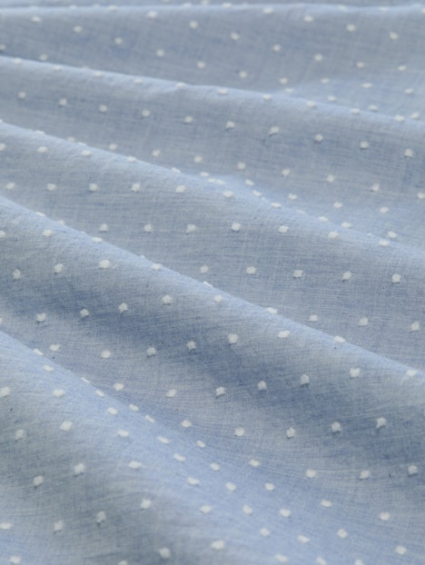 Loose Fit Bluse mit Stickerei