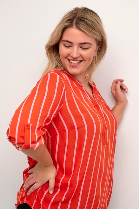 Langarm-Bluse Regular fit