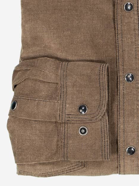 engbers Herren Langarm-Hemd uni , Hellbraun