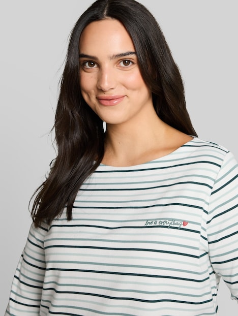 Langarmshirt mit Streifenmuster