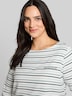Langarmshirt mit Streifenmuster