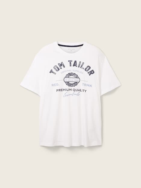 T-Shirt mit Logo Print