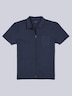 Herren Overshirt mit Reißverschluss , Saphirblau