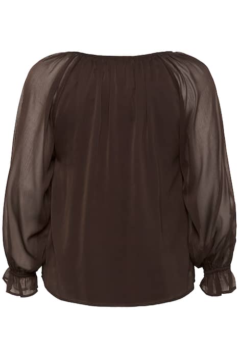 Langarm-Bluse Regular fit