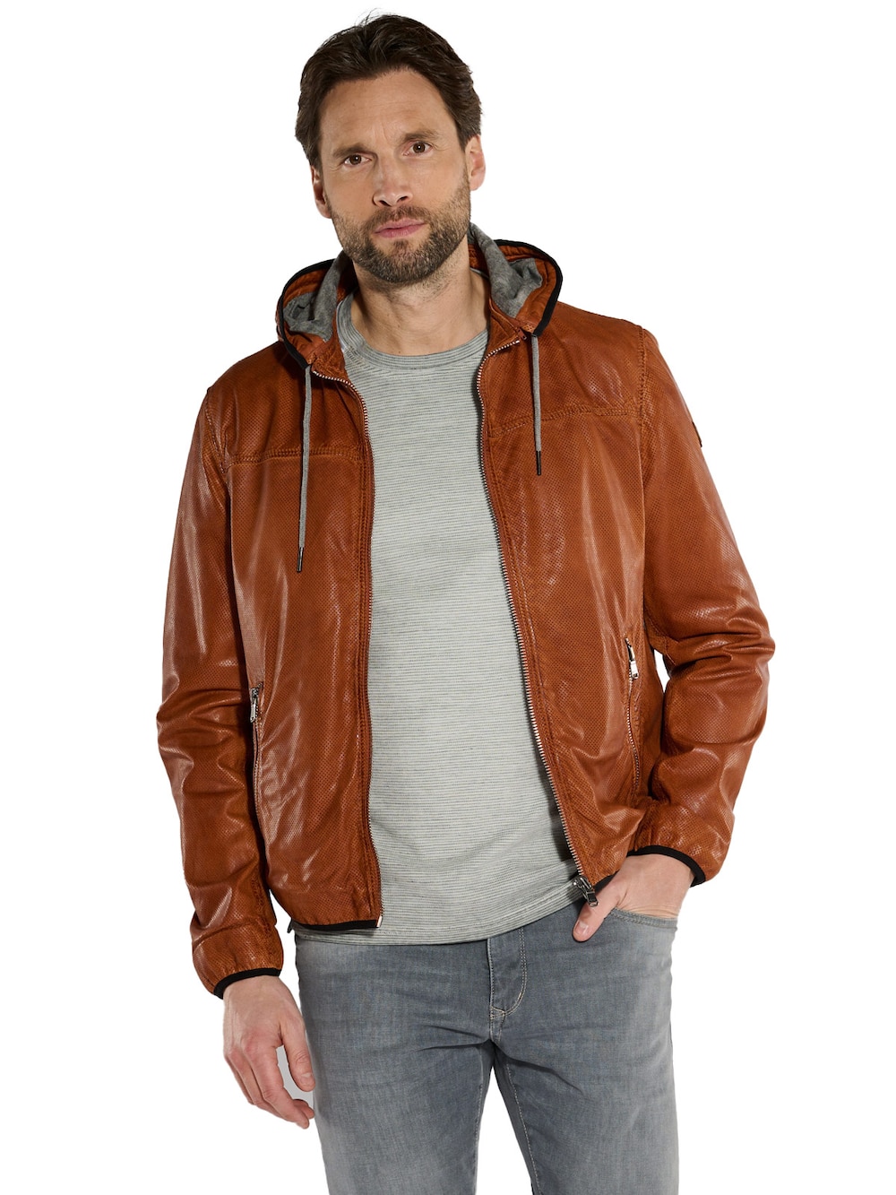 Lederjacke
