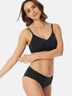 Schiesser Damen Slip 2-Pack Periodenslip Secret Care - schwarz