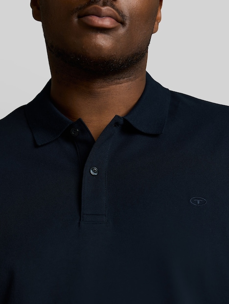 Piqué Poloshirt mit Logo-Stickerei