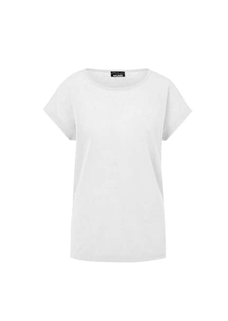 Shirt in Leinenoptik