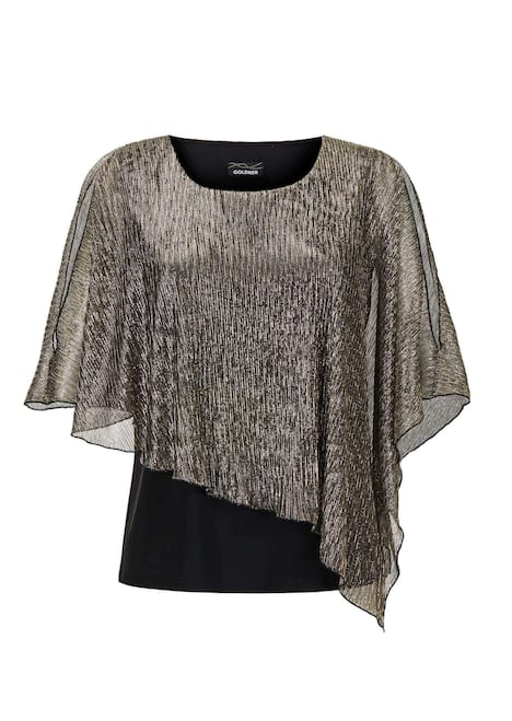 Jerseyshirt mit Glanzakzenten