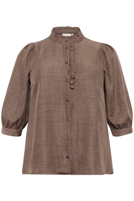 Langarm-Bluse Regular fit