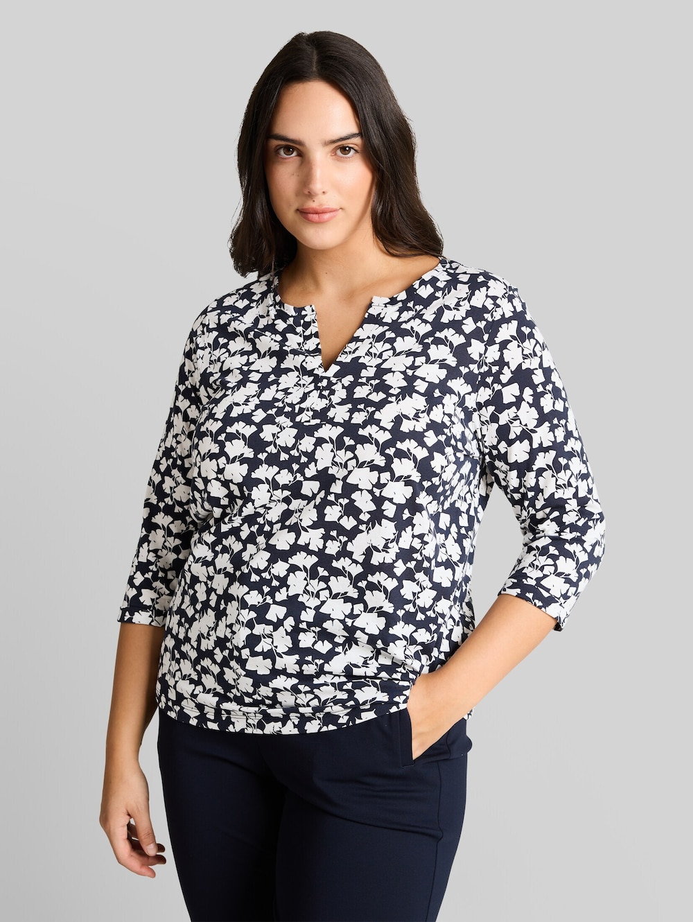 Langarmshirt mit Muster
