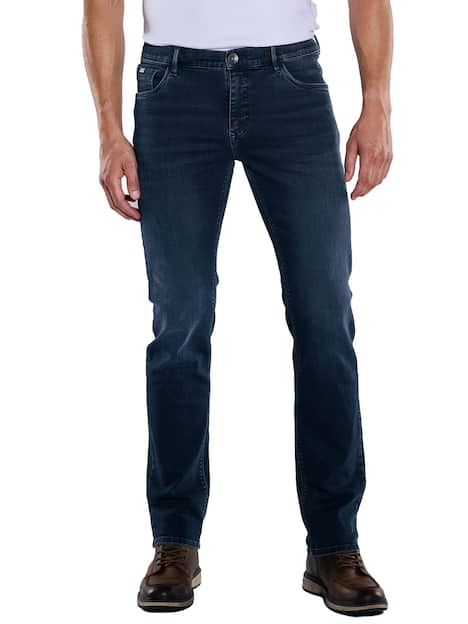 engbers Herren Super-Stretch-Jeans regular , Saphirblau