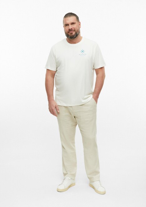 Weiches Baumwoll-T-Shirt mit Frontprint