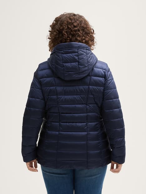 Tom Tailor Women PLUS Jacken Plus Size - Lightweight Steppjacke mit wasserabweisender Funktion