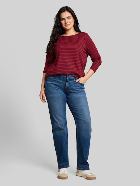 Langarmshirt mit Streifenmuster