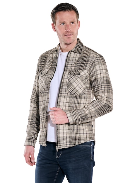 Herren Karohemd , Braun