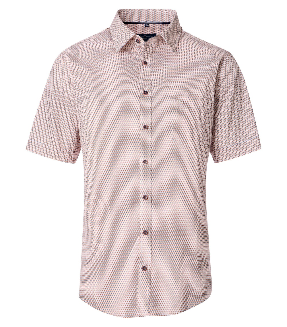 Freizeithemd Kurzarm Print Comfort Fit