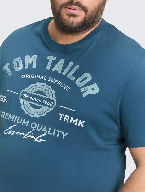 T-Shirt mit Logo Print