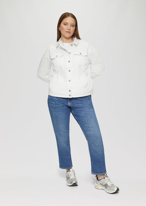 Jeansjacke im Slim Fit