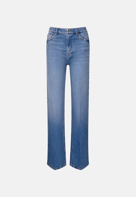 Damen 5-Pocket Denim - Denim